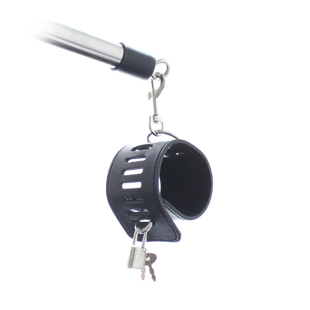 Detachable Faux Leather Handcuffs and Shackles