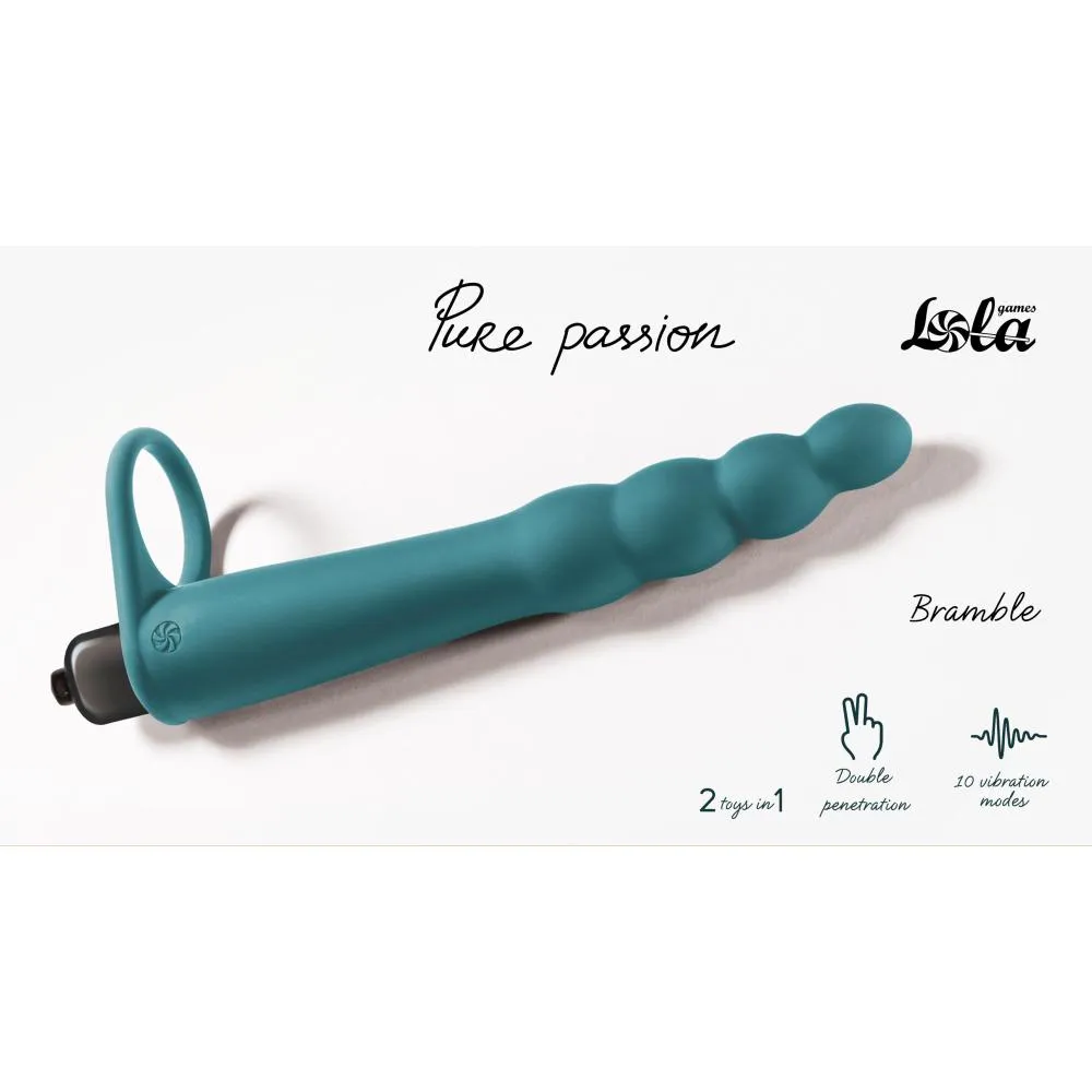 Dildo per Doppia Penetrazione Bramble 17cm