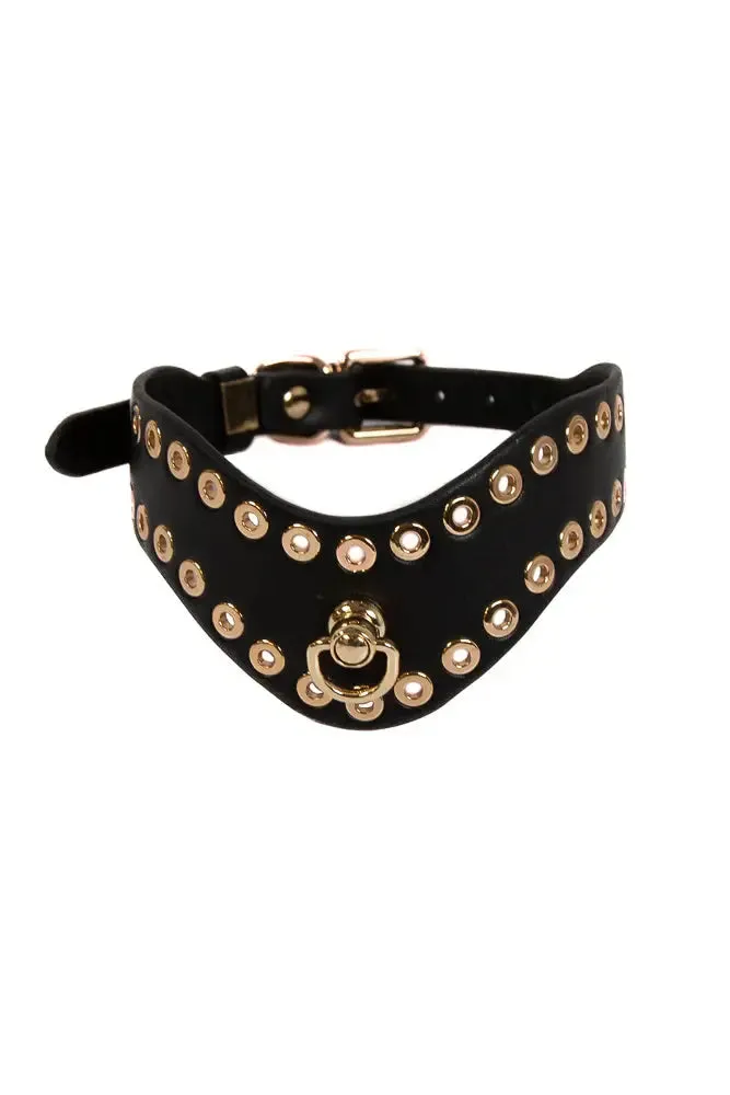 Fetish & Fashion Kali Collar Black BDSM Collar