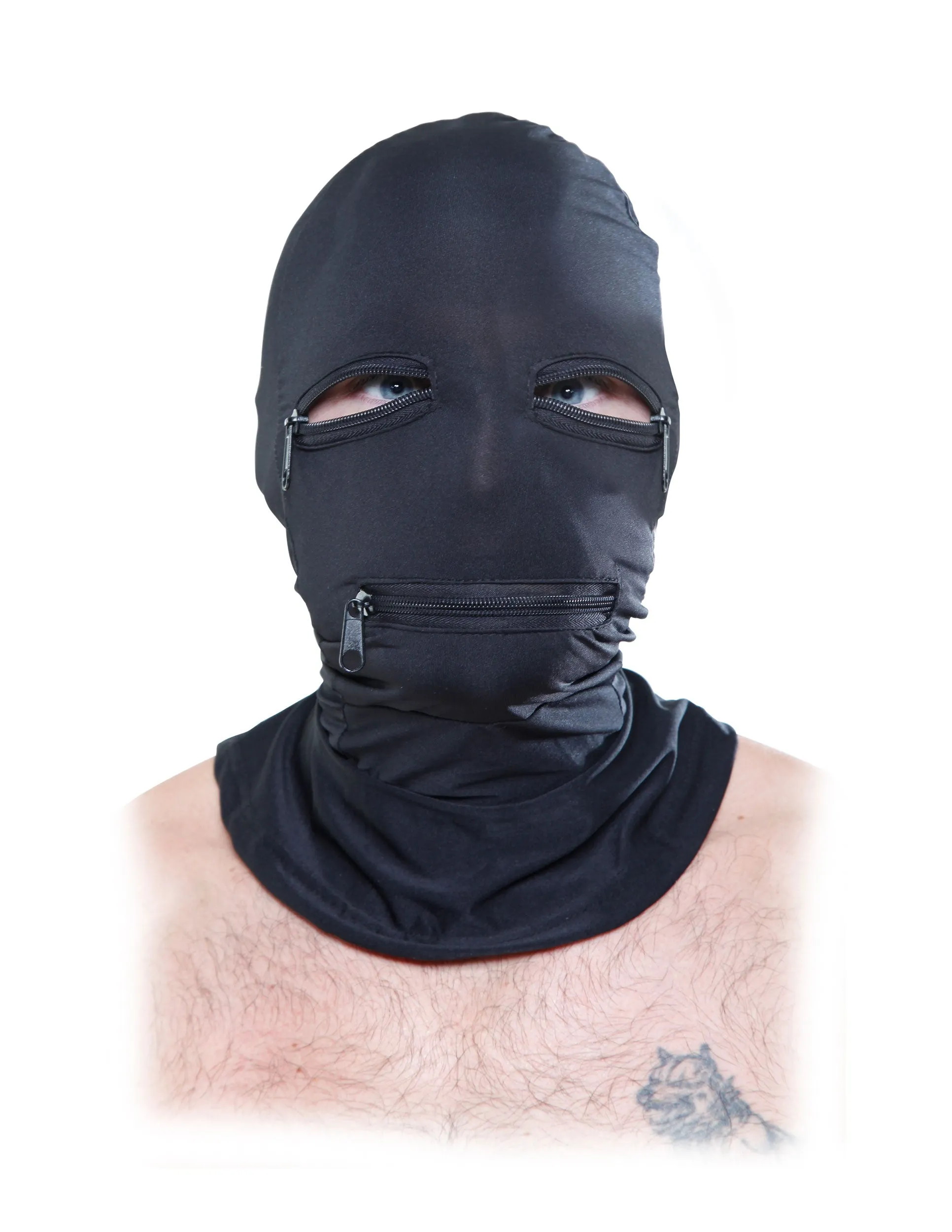 Fetish Fantasy Series - Zipper Face Hood