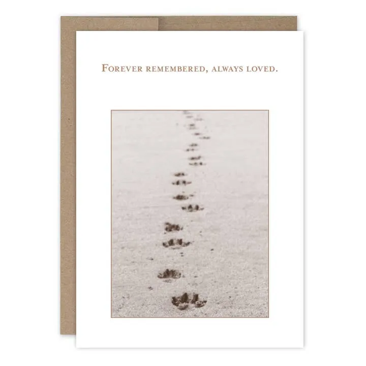 Forever Remembered Pet Sympathy Card