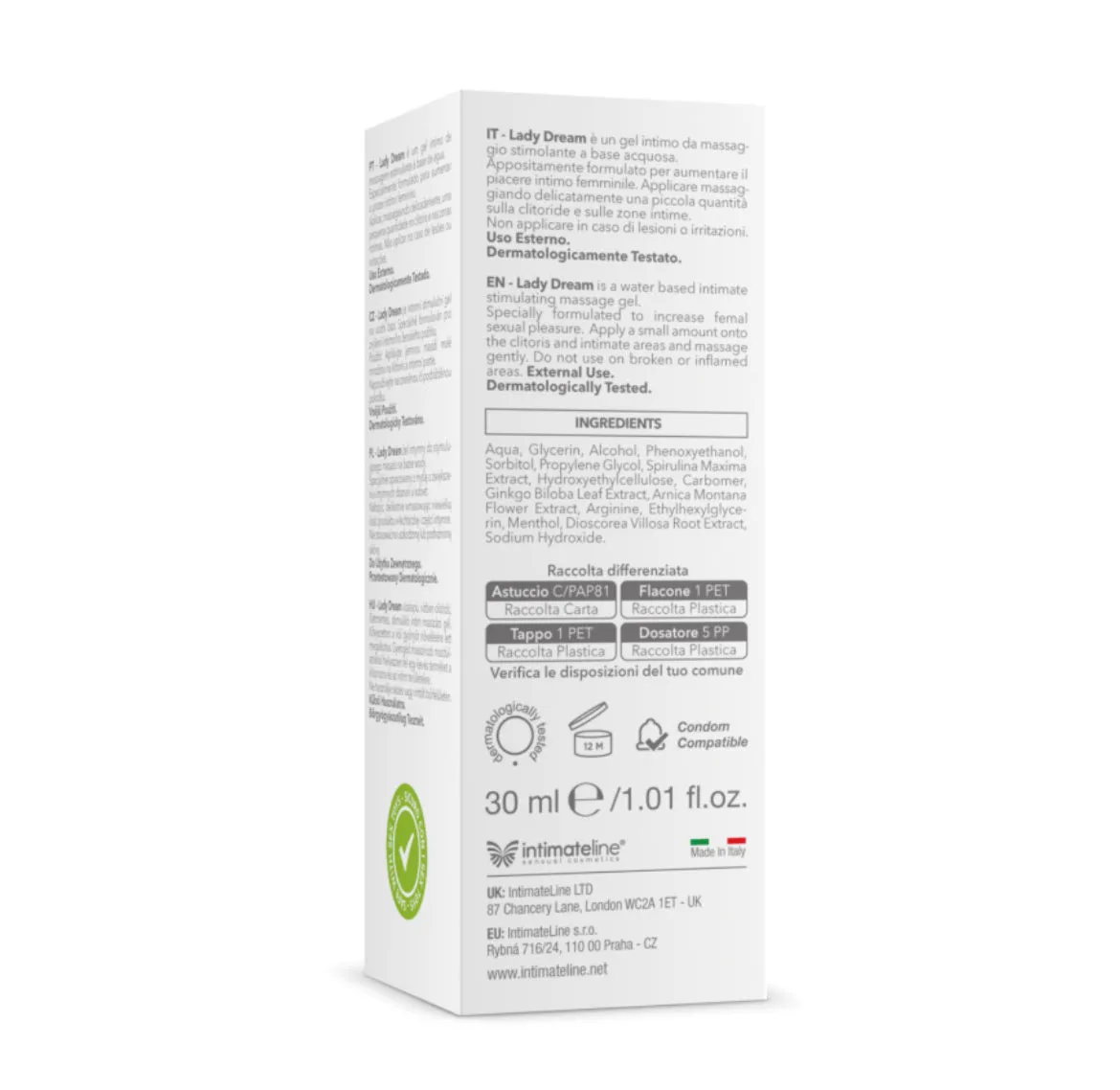 Gel stimolante per clitoride - Lady Dream 30ml