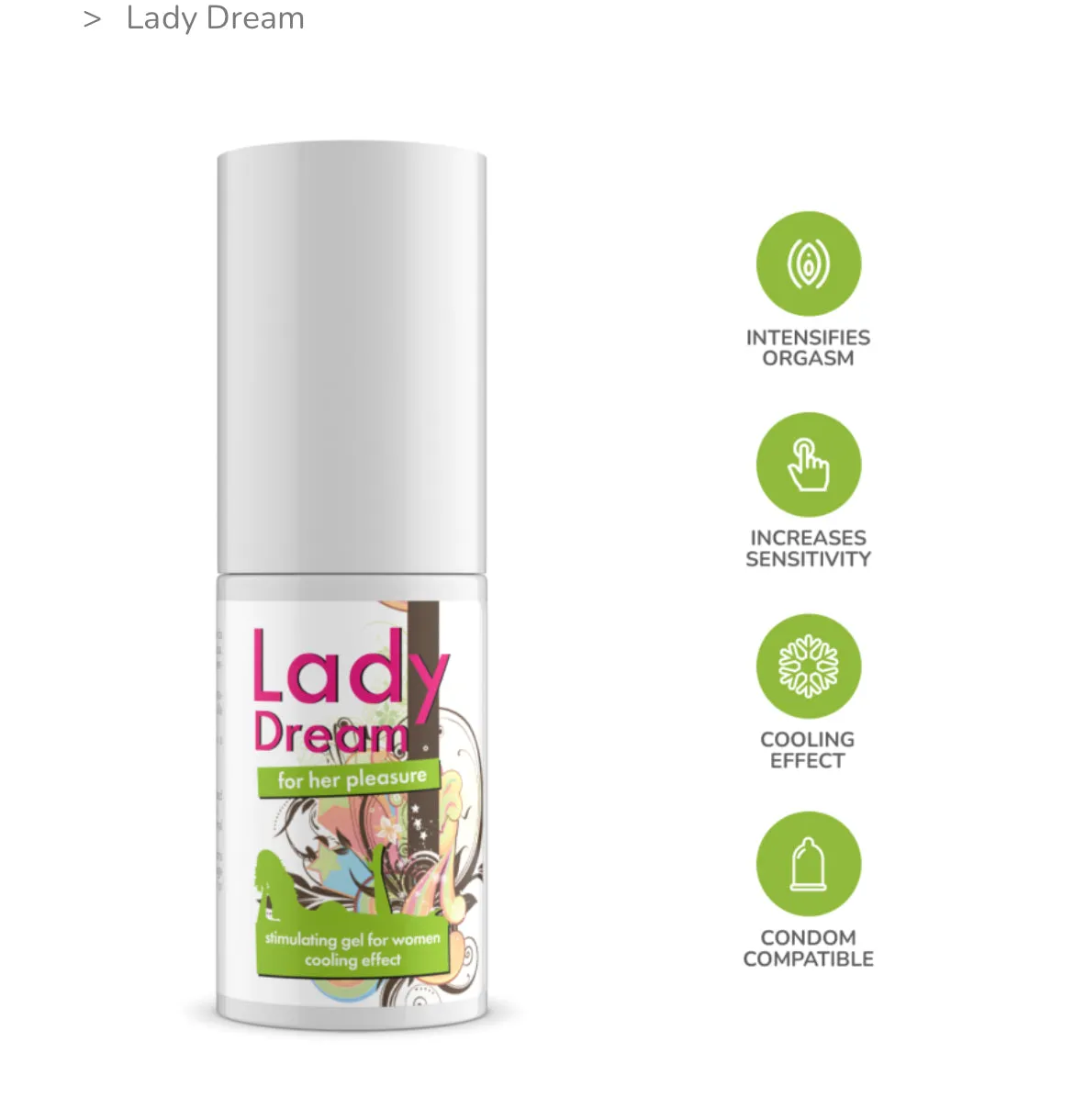 Gel stimolante per clitoride - Lady Dream 30ml