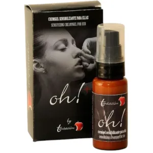 Gel TENTACION Oh! Creamy Gel For Her. pentru stimularea clitorisului și orgasm intens. efect dublu de încălzire și răcire. 30 ml