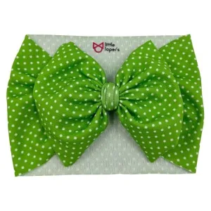 Green Dotty Headwrap
