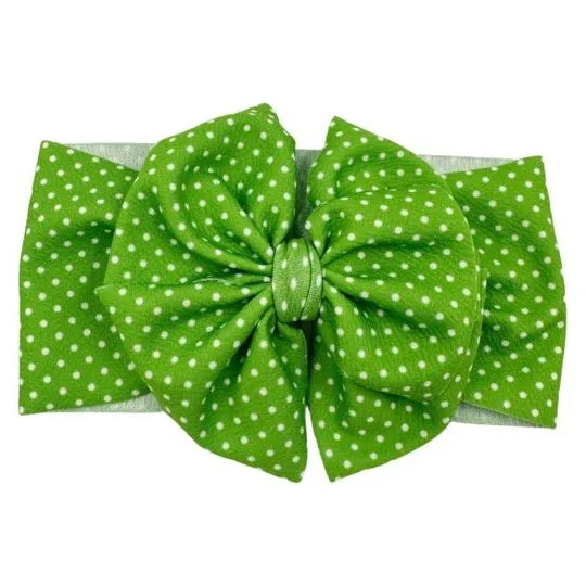 Green Dotty Headwrap