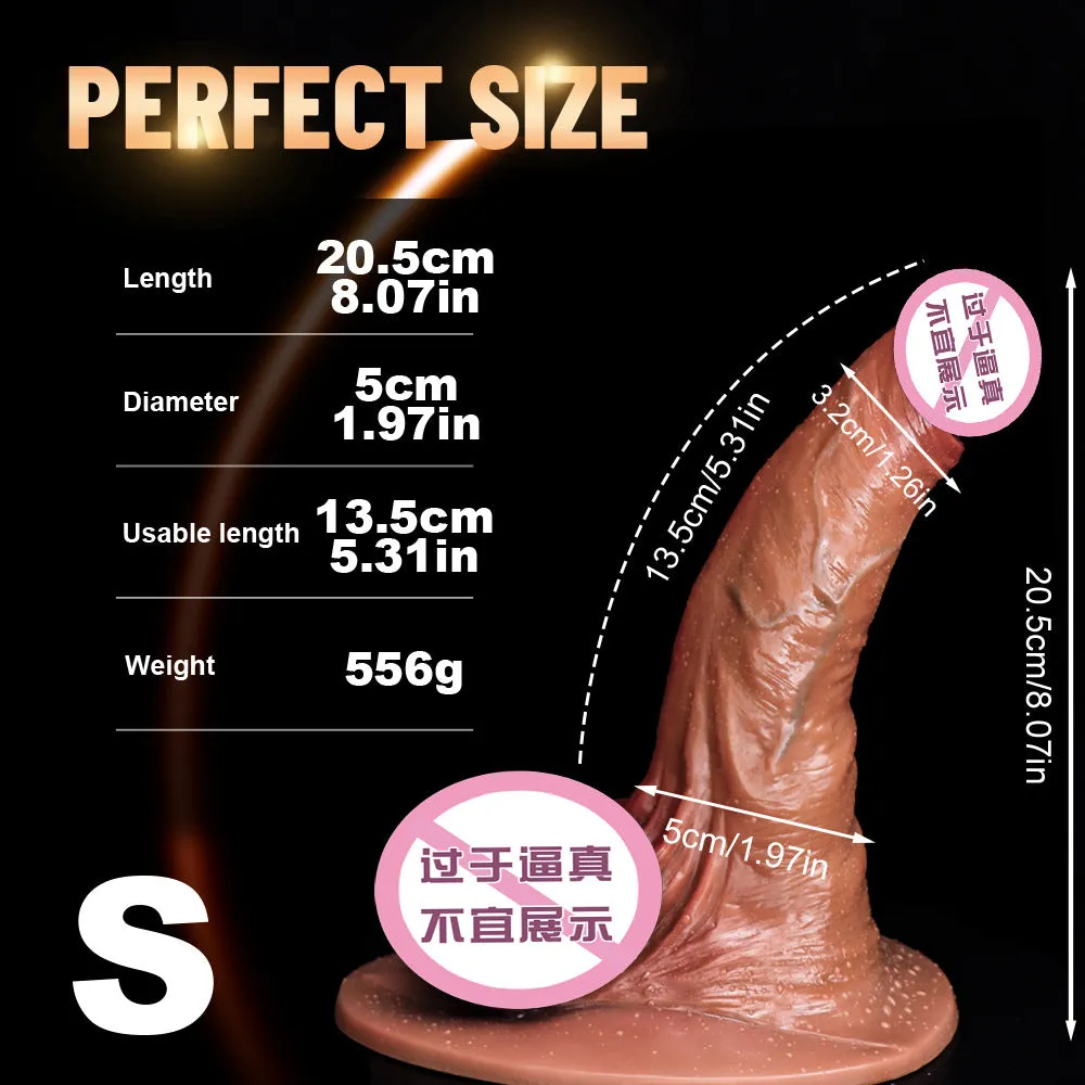 Huge Realistic Anal Dildo Butt Plug - Giant Silicone Big Suction Cup Sex Toys for Women
