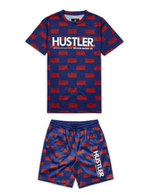 HUSTLER® X Reason Logo T-Shirt & Short Set