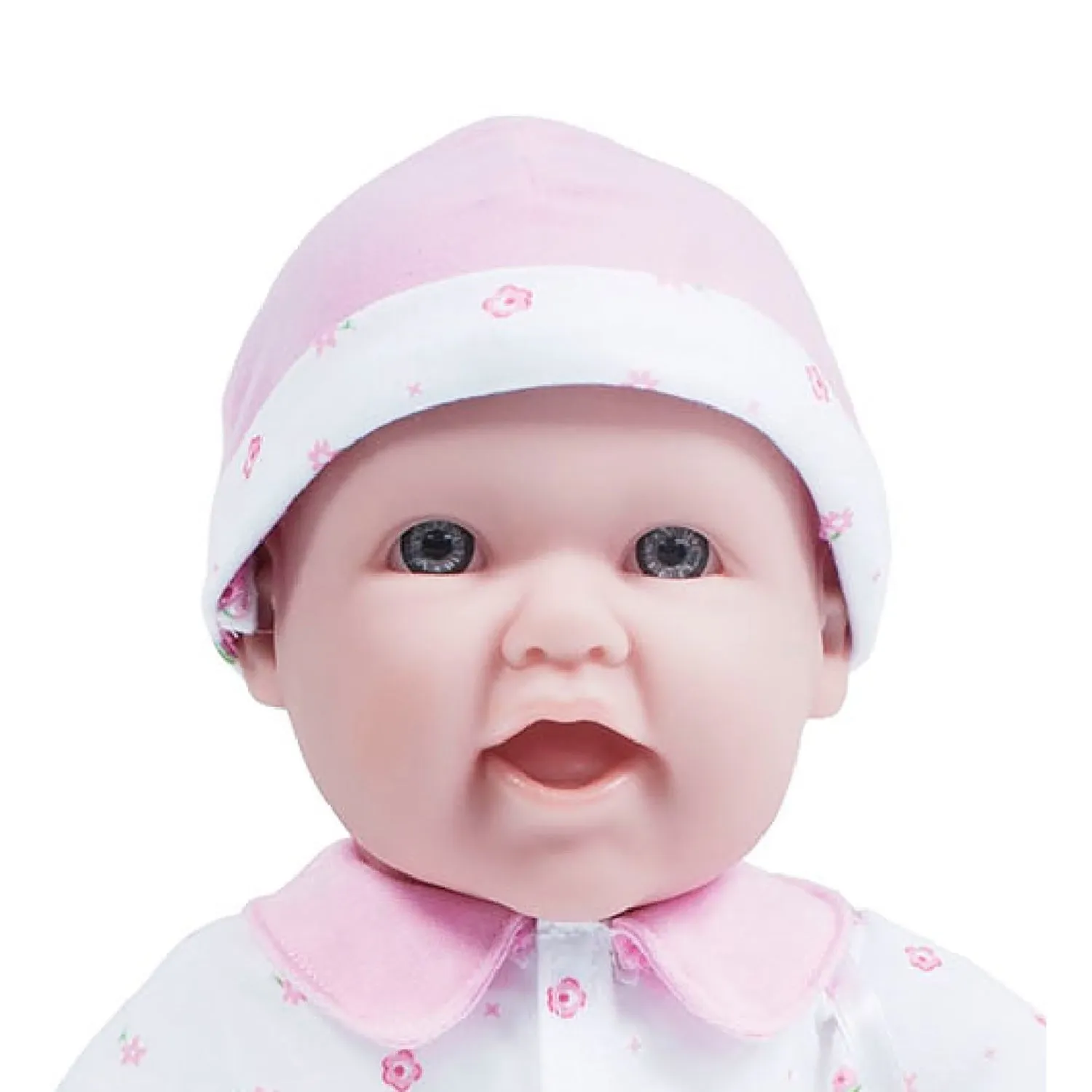 JC Toys La Baby Soft 16" - Pink Sleeper with Pacifier