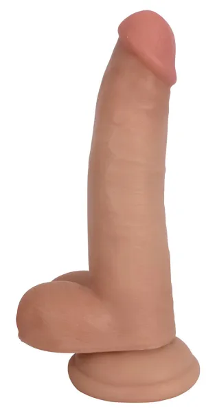 Jock 8 Dildo With Balls - Vanilla