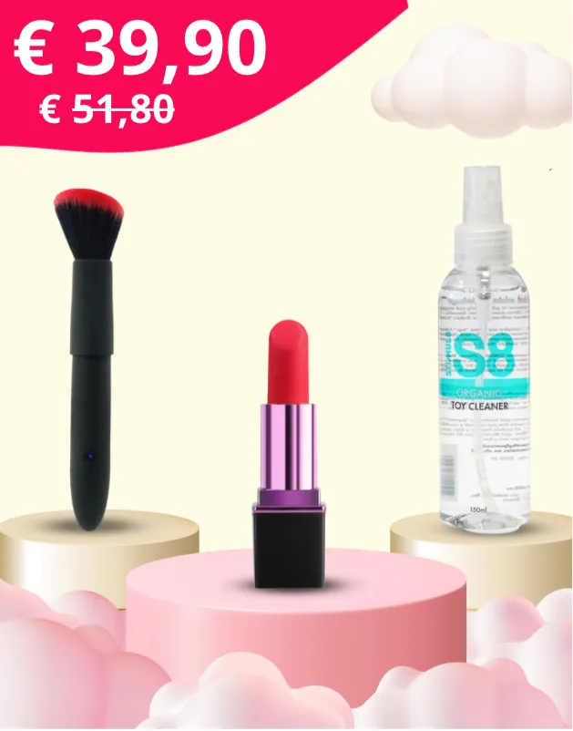 Kit - Rossetto. Blush e Cleaner