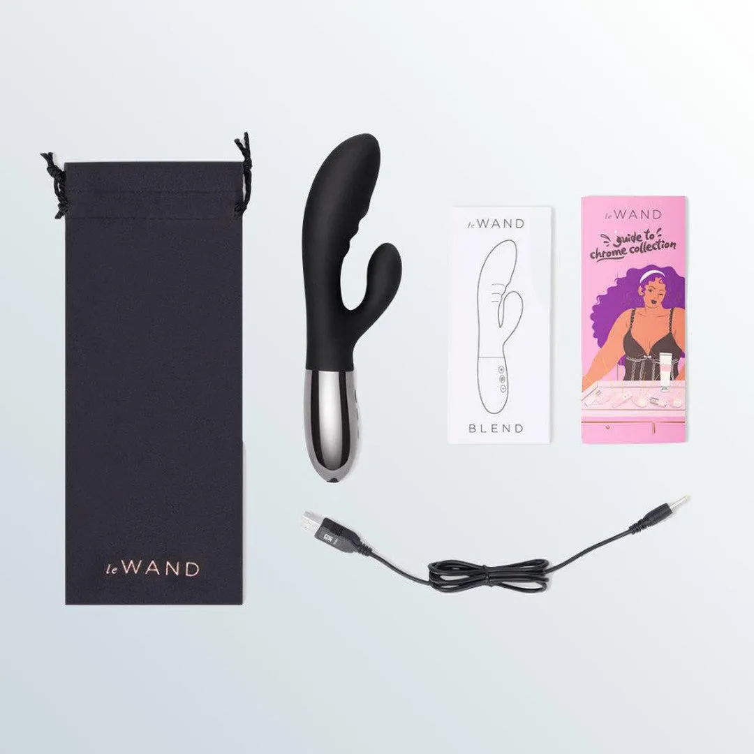 Le Wand Blend Dual-Motor Rabbit Vibrator - Black