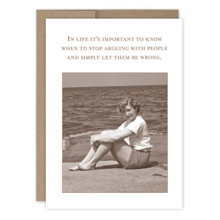 Let Them Be Wrong What A Hoot Card
