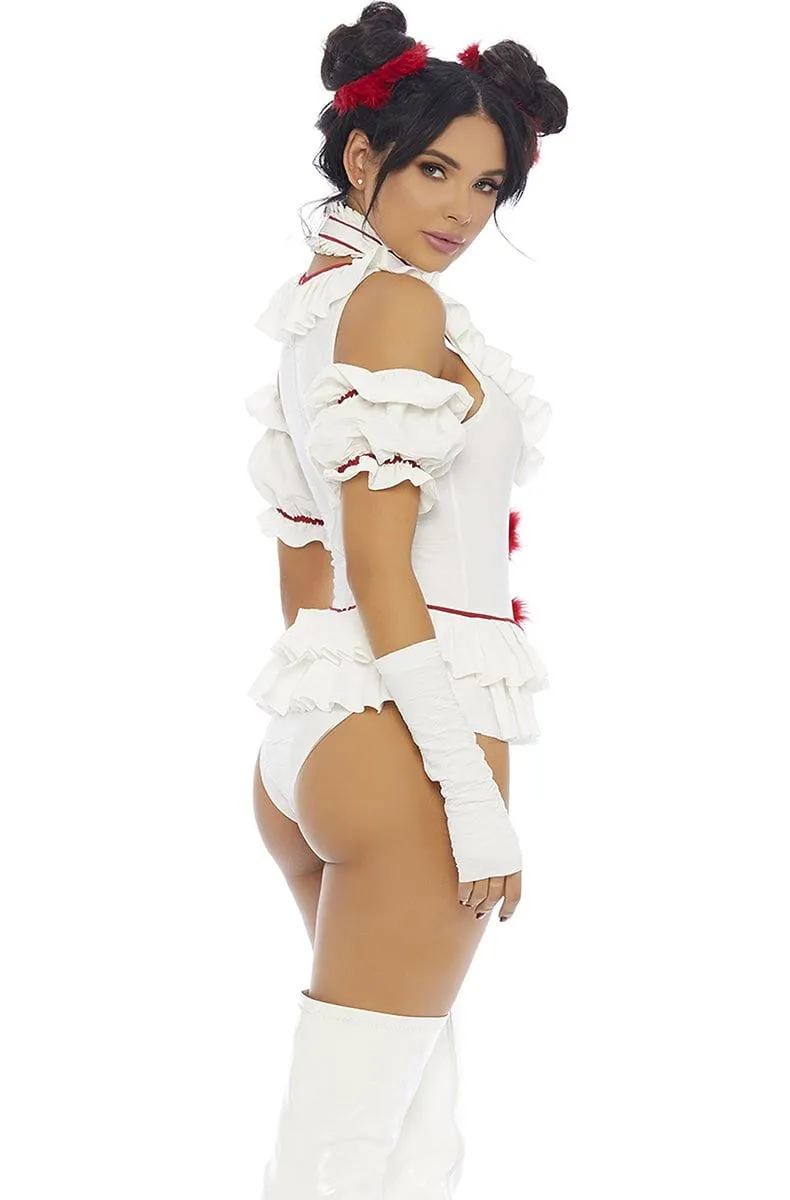Let's Play a Game Sexy Movie Clown Character Costume