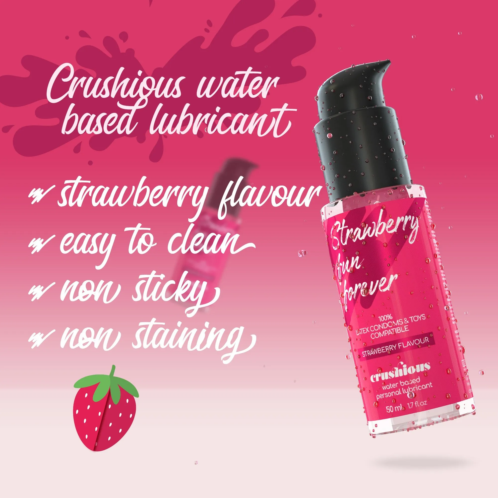 Lubrificante Alla Fragola Crushious 50ml