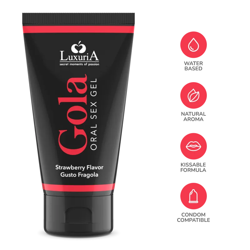 Lubrificante Fragola Luxuria Gola Oral Pleasure 50ml