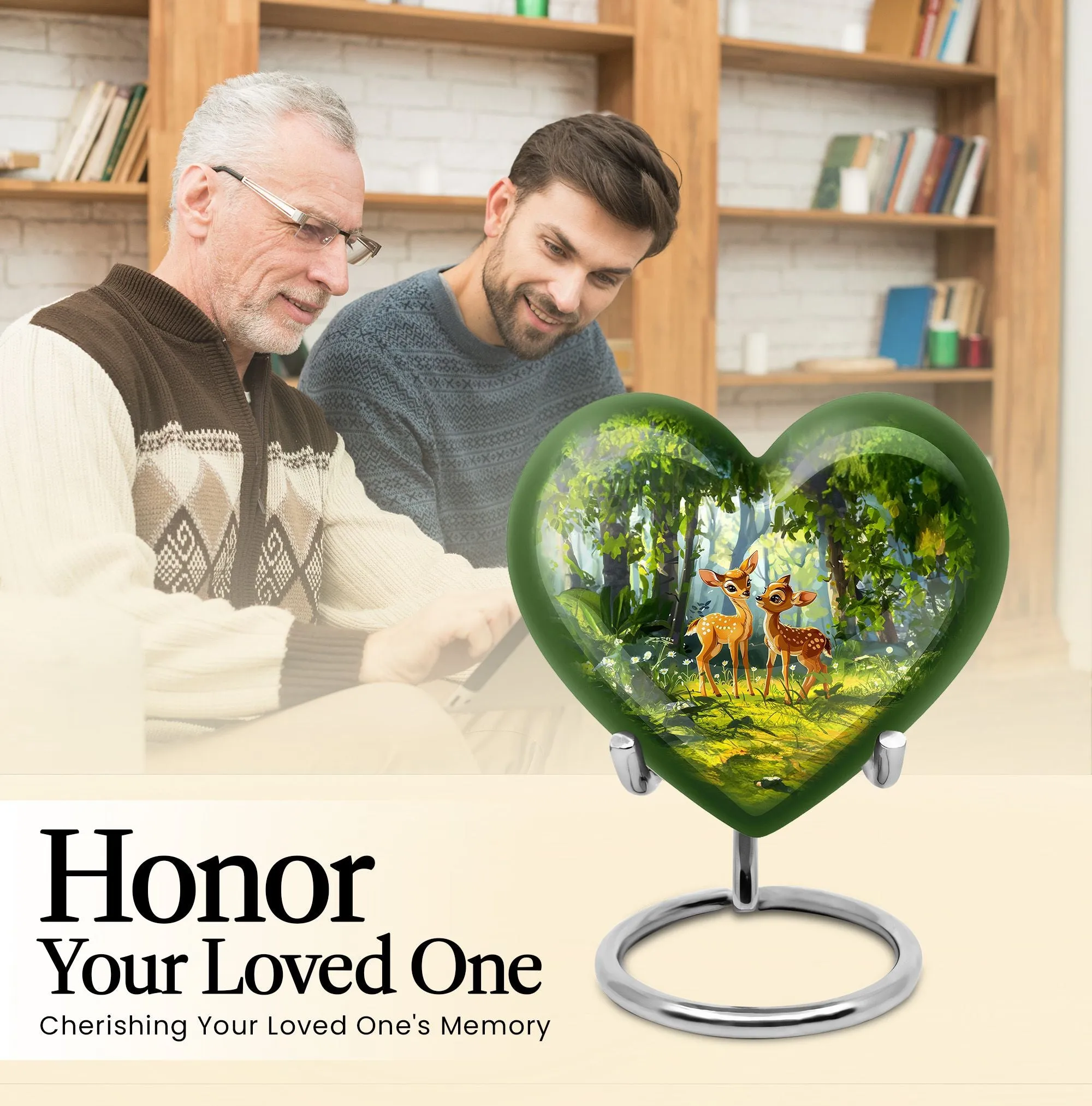 Majestic Deer Tribute: A Special Memorial Urn for Adult Males
