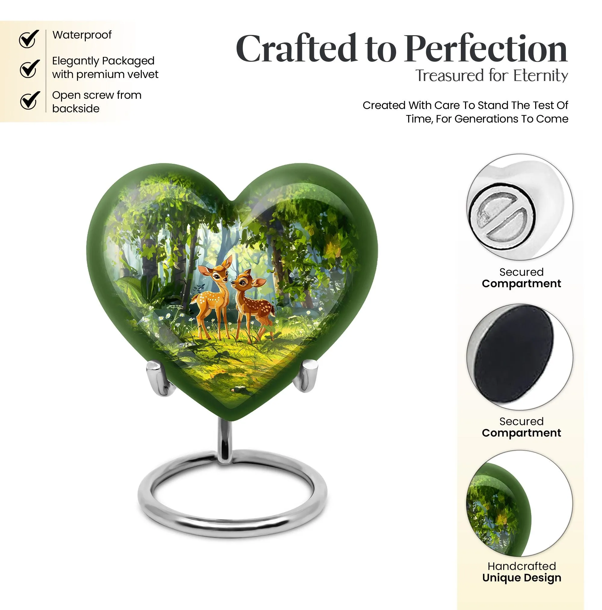Majestic Deer Tribute: A Special Memorial Urn for Adult Males