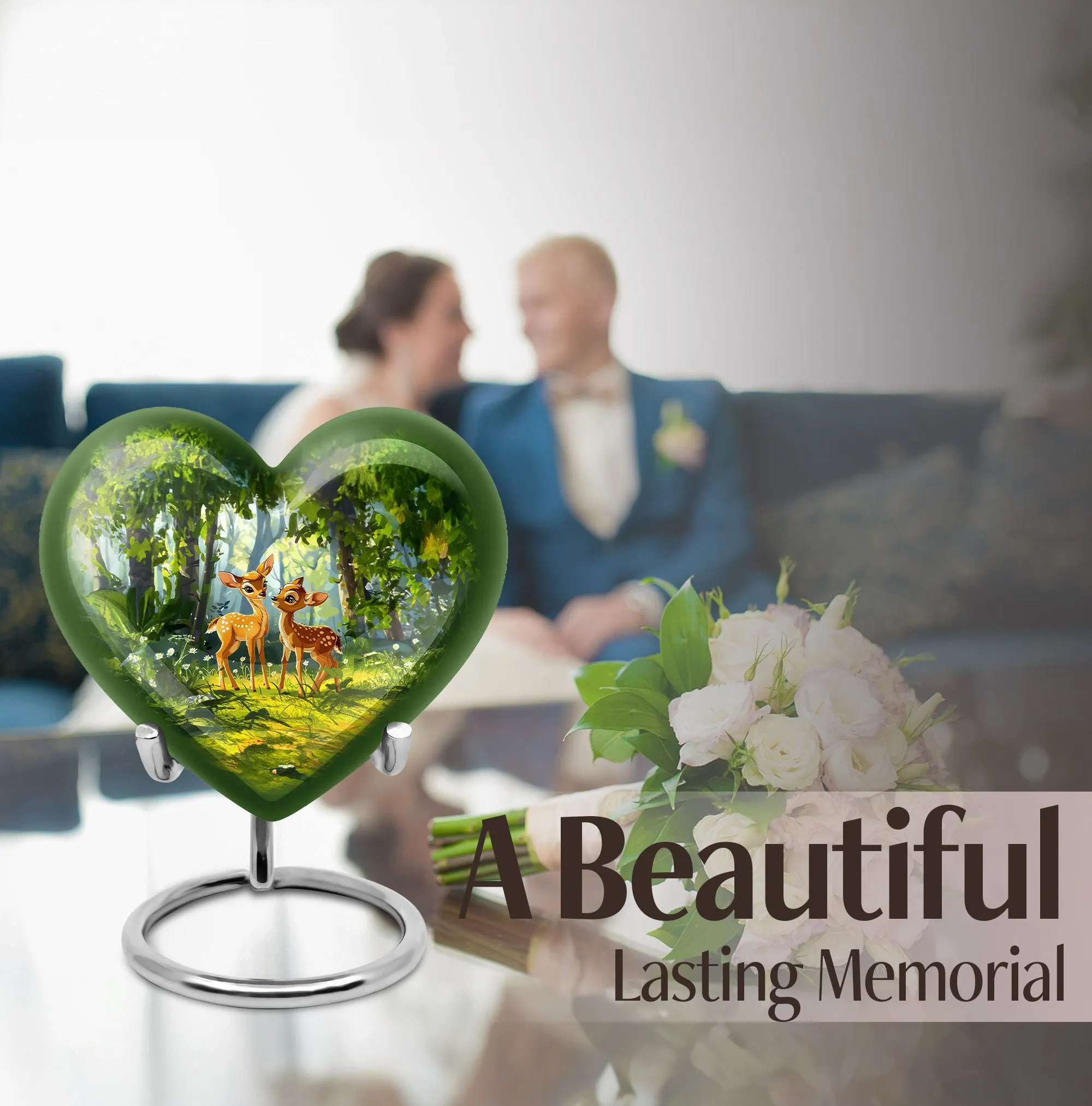 Majestic Deer Tribute: A Special Memorial Urn for Adult Males