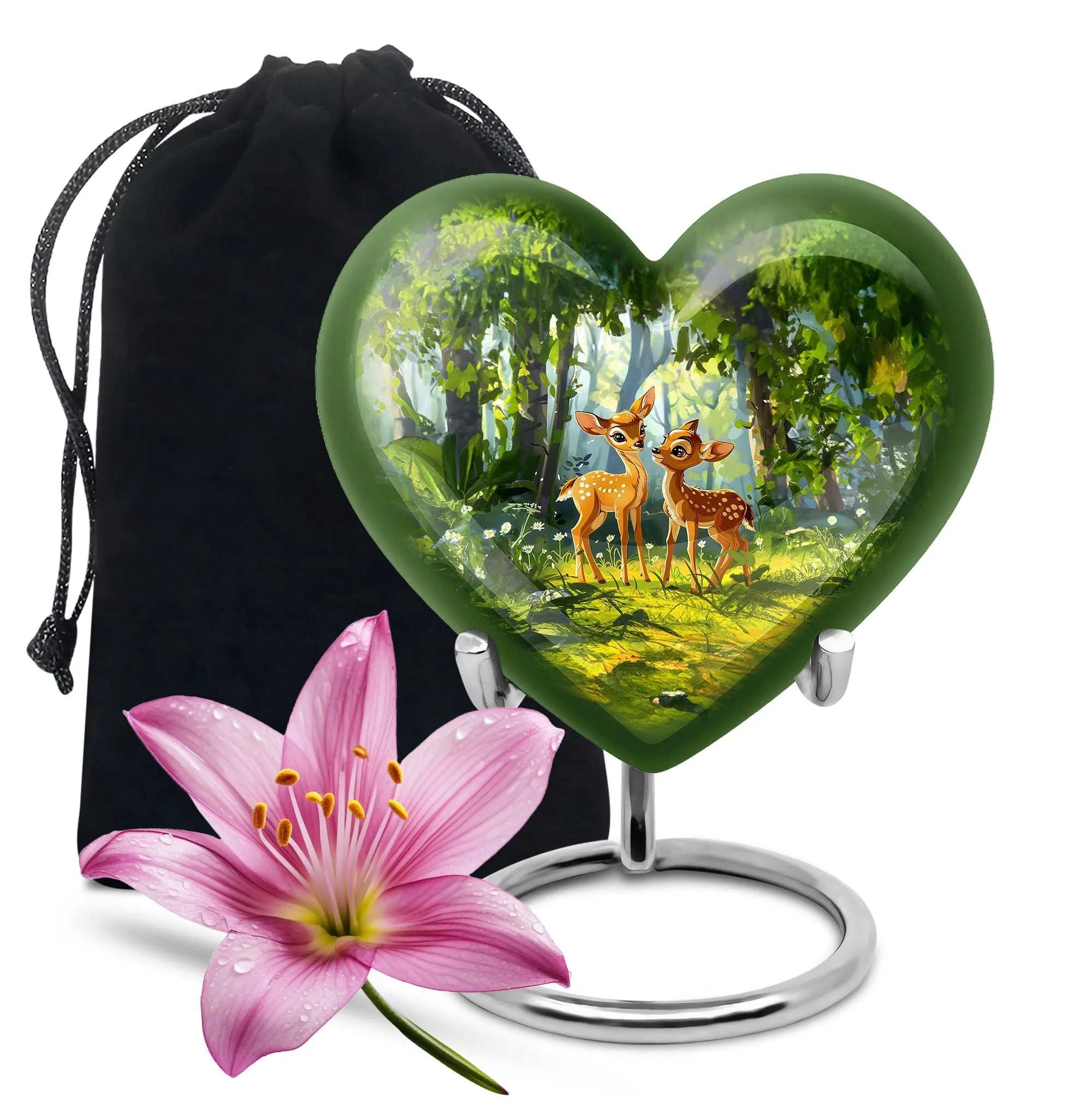 Majestic Deer Tribute: A Special Memorial Urn for Adult Males