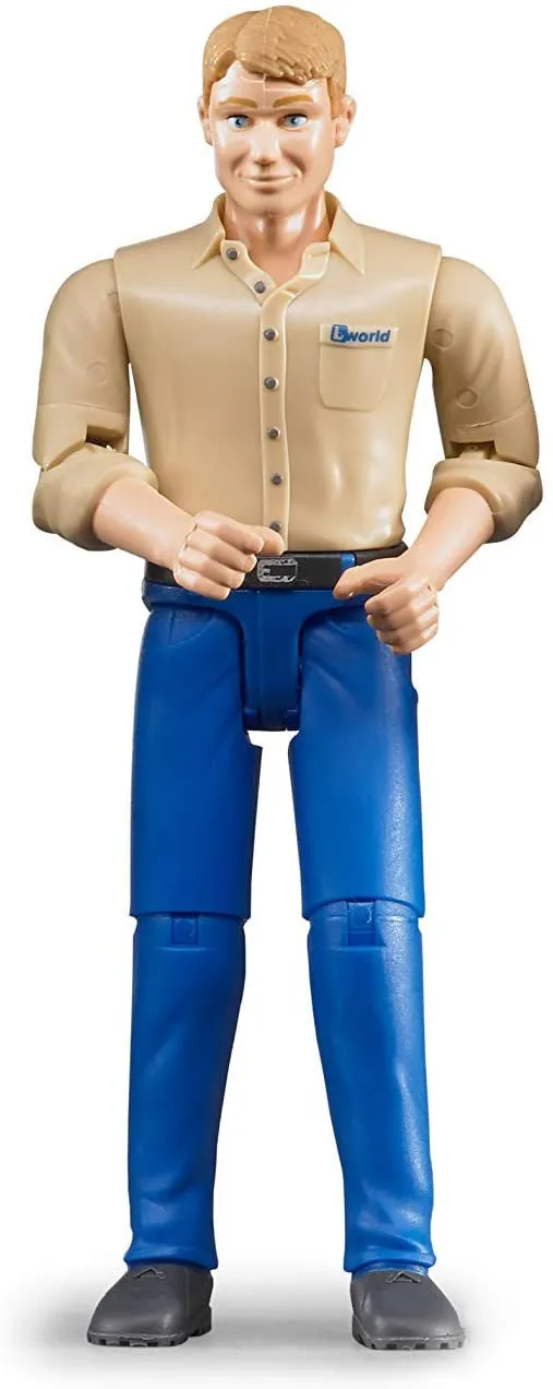 Man, Light Skin, Blue Jeans