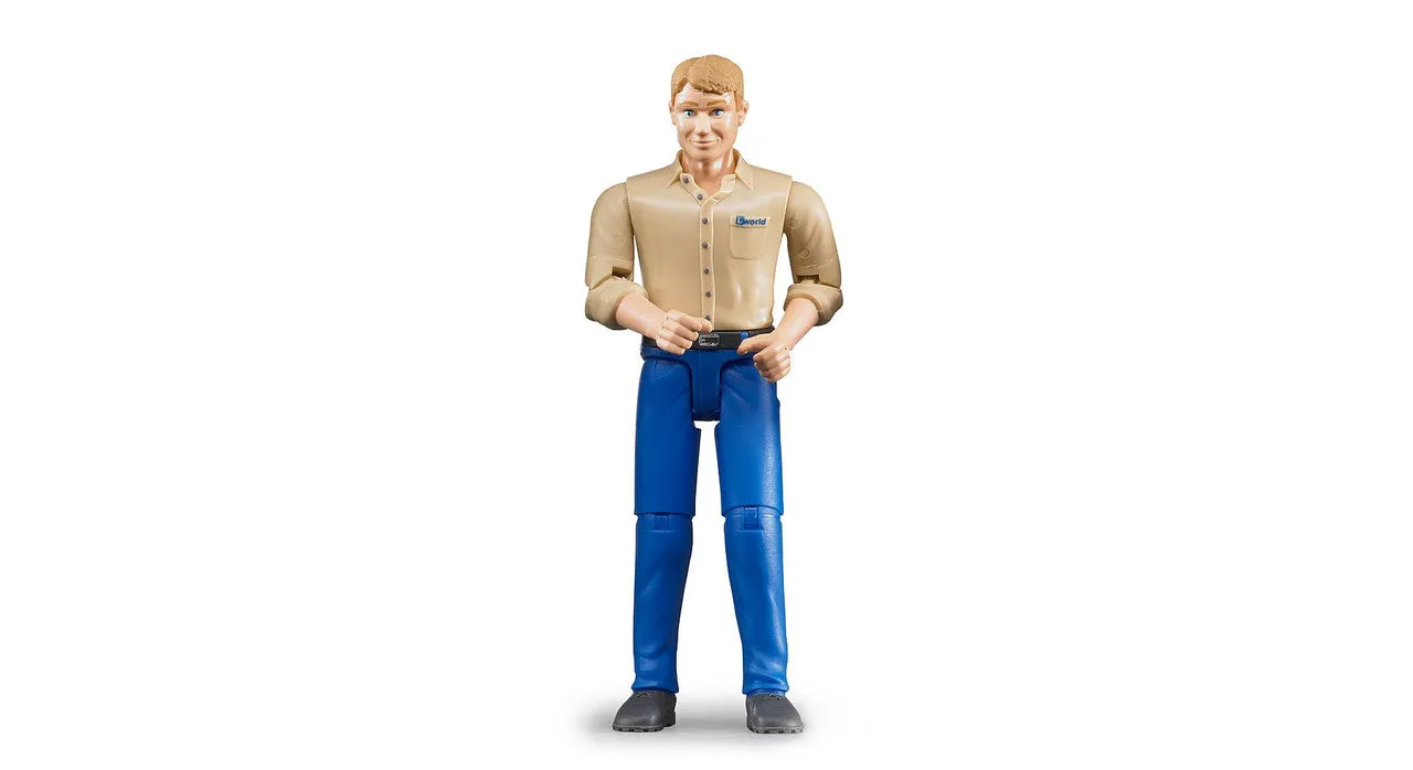 Man, Light Skin, Blue Jeans