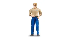 Man, Light Skin, Blue Jeans