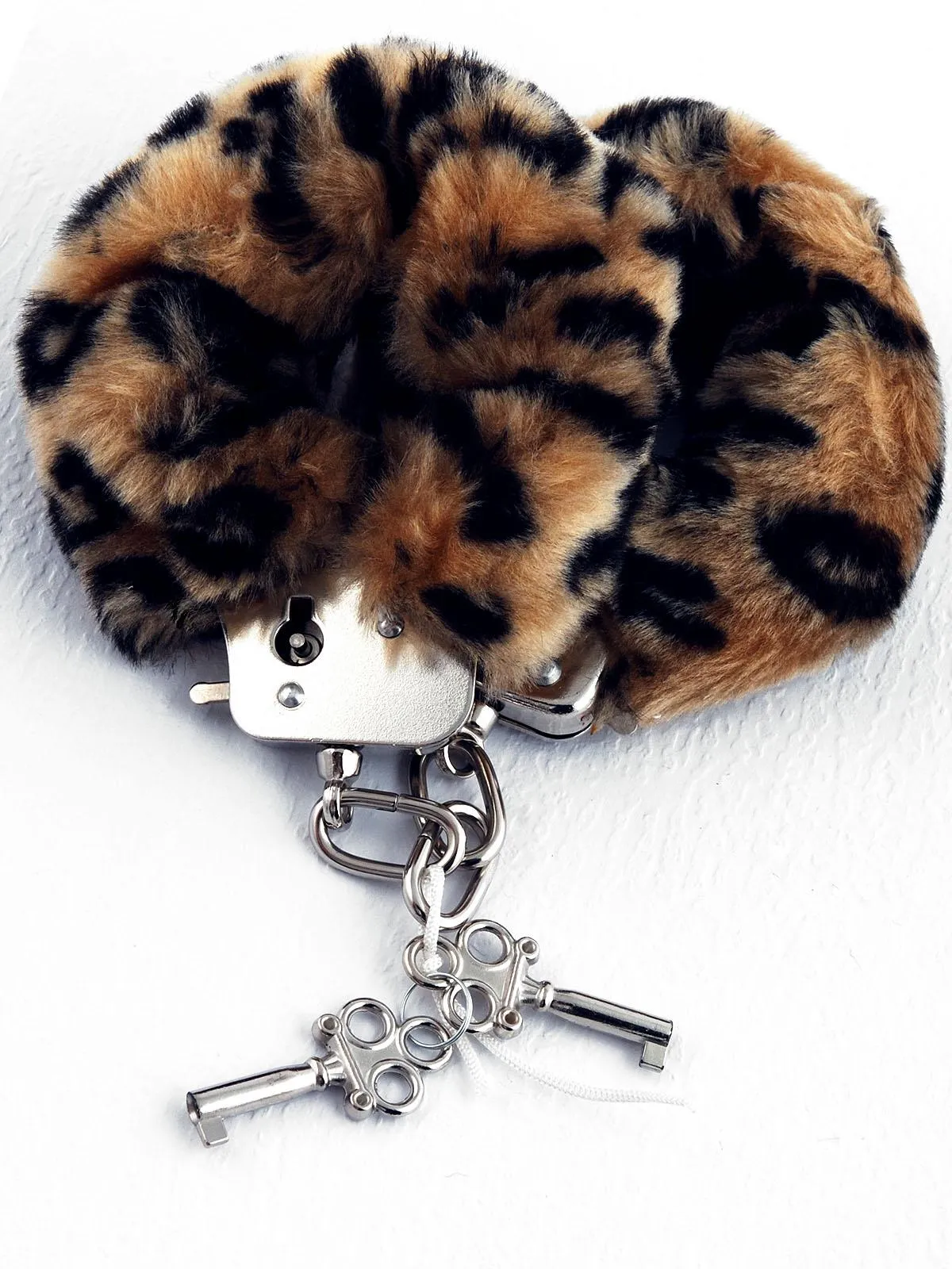 Manette Peluche Leopardate