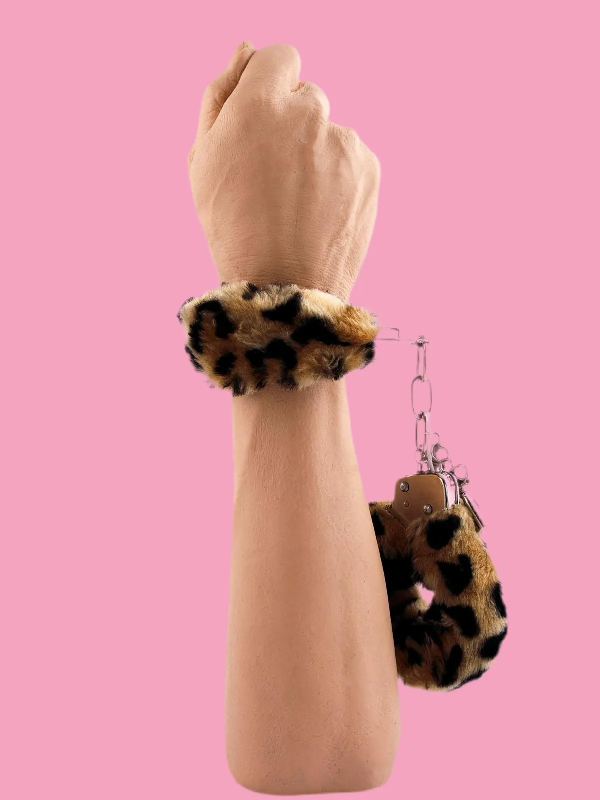 Manette Peluche Leopardate