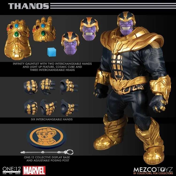 Mezco Toyz ONE:12 Collective: Thanos (Comic) Action Figure