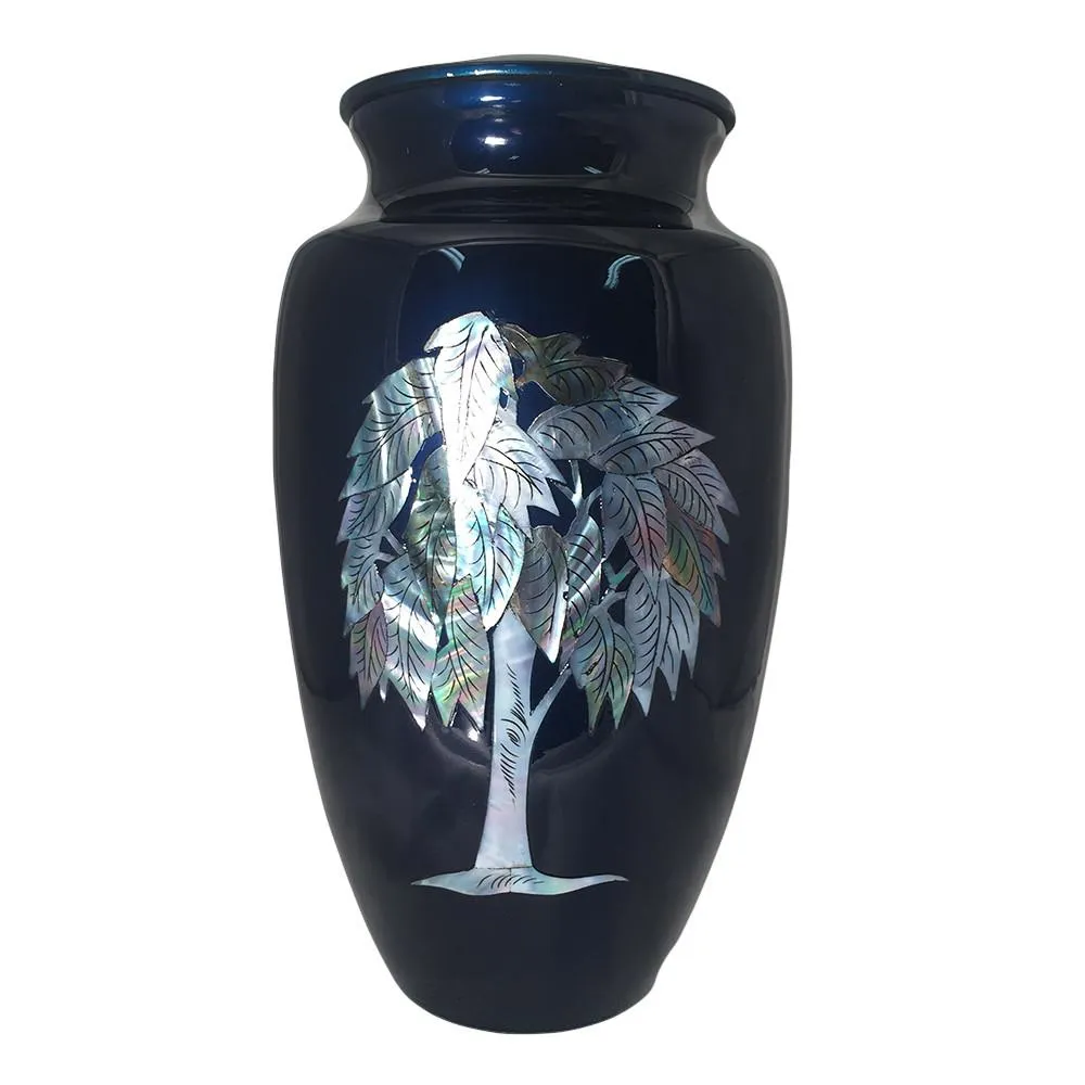 Mother of Pearl Tree of Life, Cremation Urn