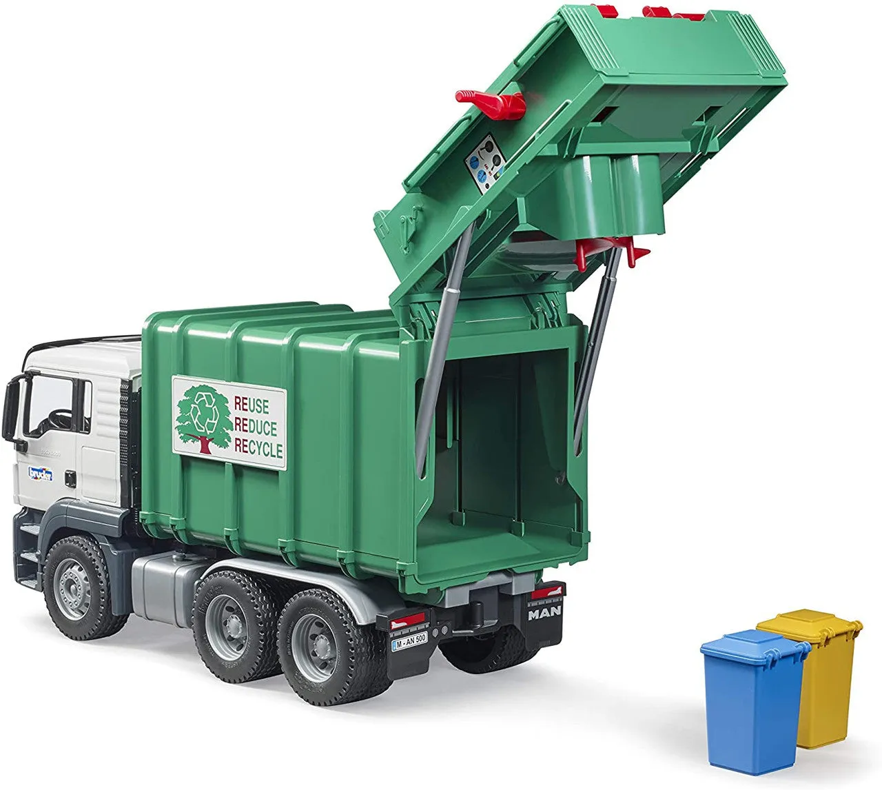 NEW MAN TGS Rear Loading Garbage Green