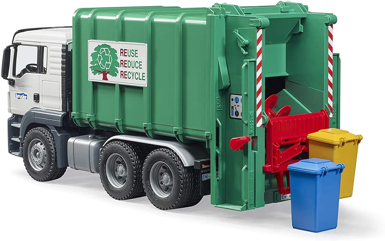 NEW MAN TGS Rear Loading Garbage Green