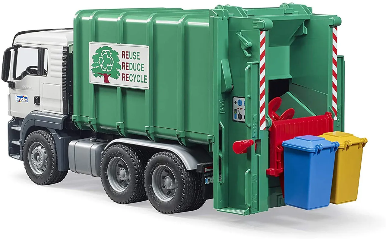 NEW MAN TGS Rear Loading Garbage Green
