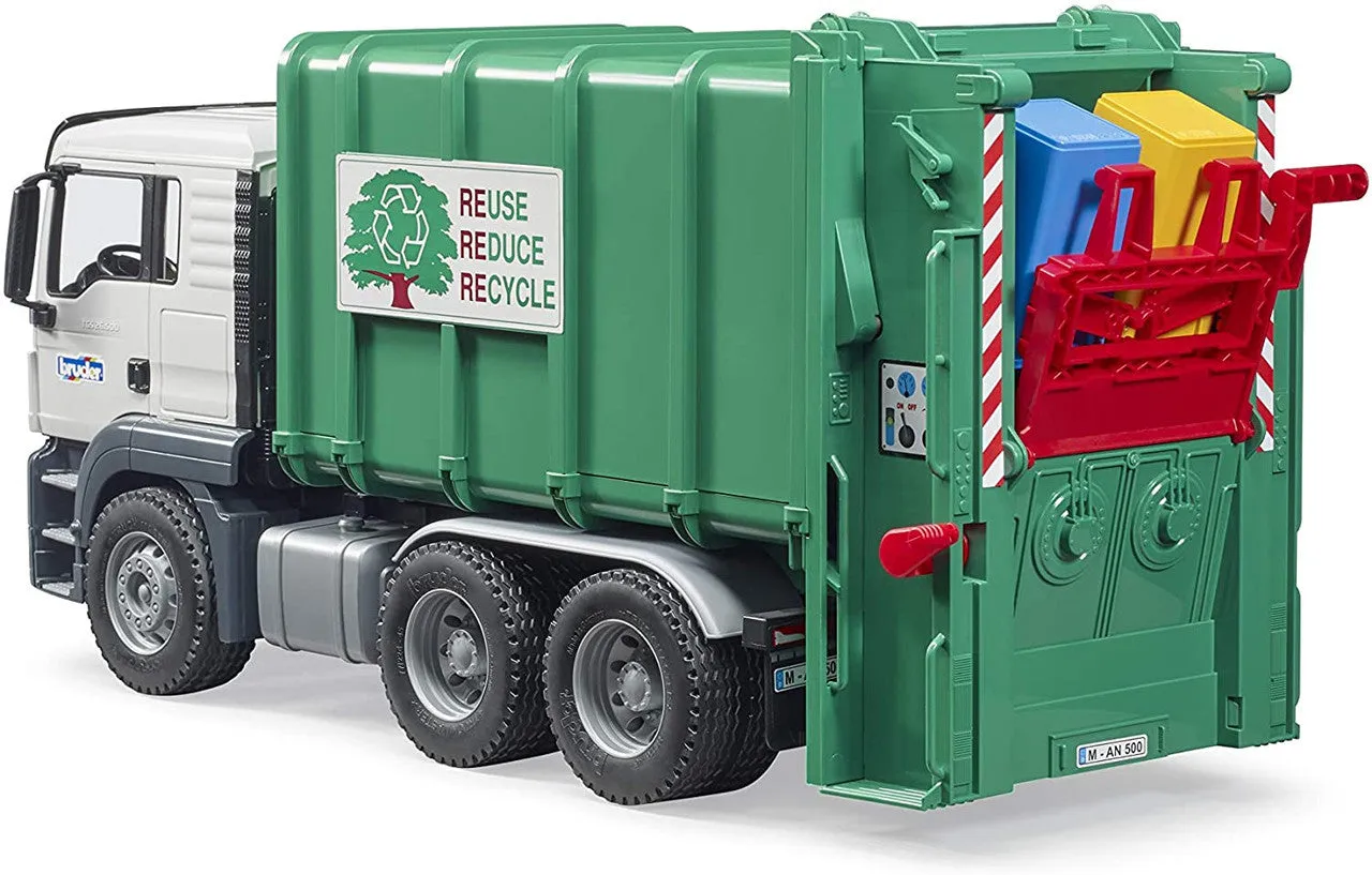 NEW MAN TGS Rear Loading Garbage Green