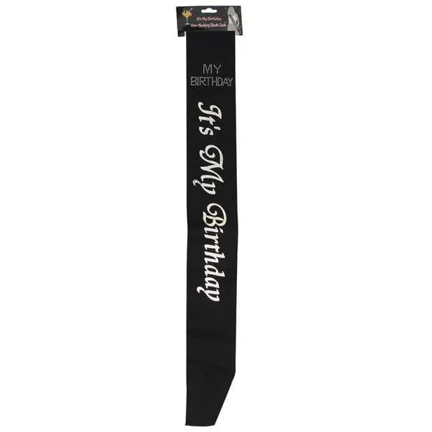 OMG International  - It's My Birthday Party Sash (Black)