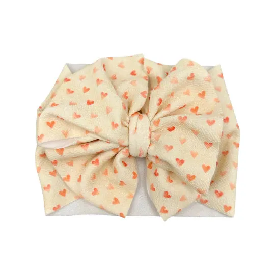 Pink Hearts Headwrap