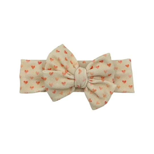Pink Hearts Headwrap