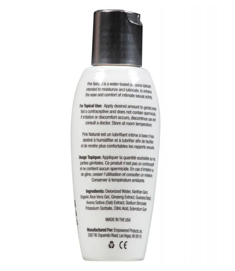 Pink Natural Water Based Lube