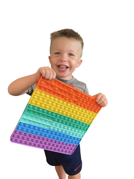 Pop Fidget Jumbo Shape Toy - 12 Pieces Per Retail Ready Display 22865
