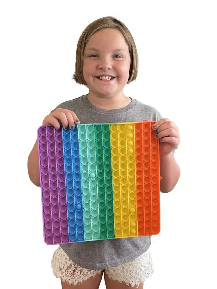 Pop Fidget Jumbo Shape Toy - 12 Pieces Per Retail Ready Display 22865