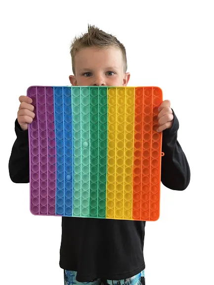 Pop Fidget Jumbo Shape Toy - 12 Pieces Per Retail Ready Display 22865