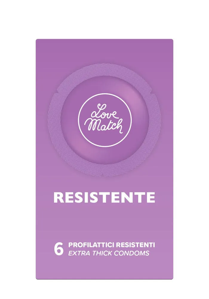 Preservativi LoveMatch Resistente   Aromatizzato - 12 pezzi