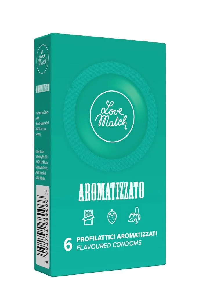 Preservativi LoveMatch Resistente   Aromatizzato - 12 pezzi