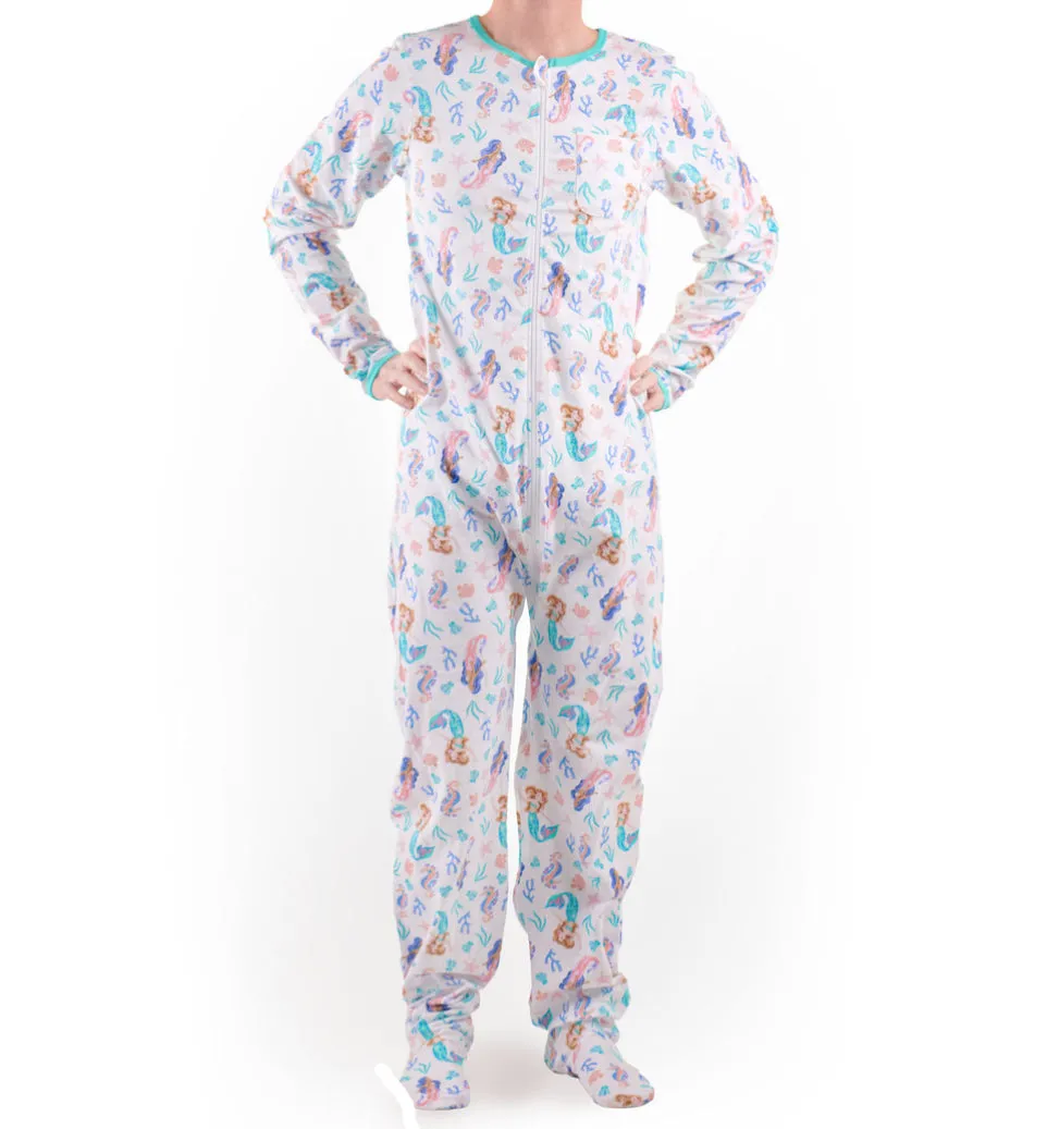 Rearz Mermaid Tales Zippered Adult Footed Jammies *DISCONTINUED*