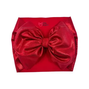 Red Shimmer Headwrap