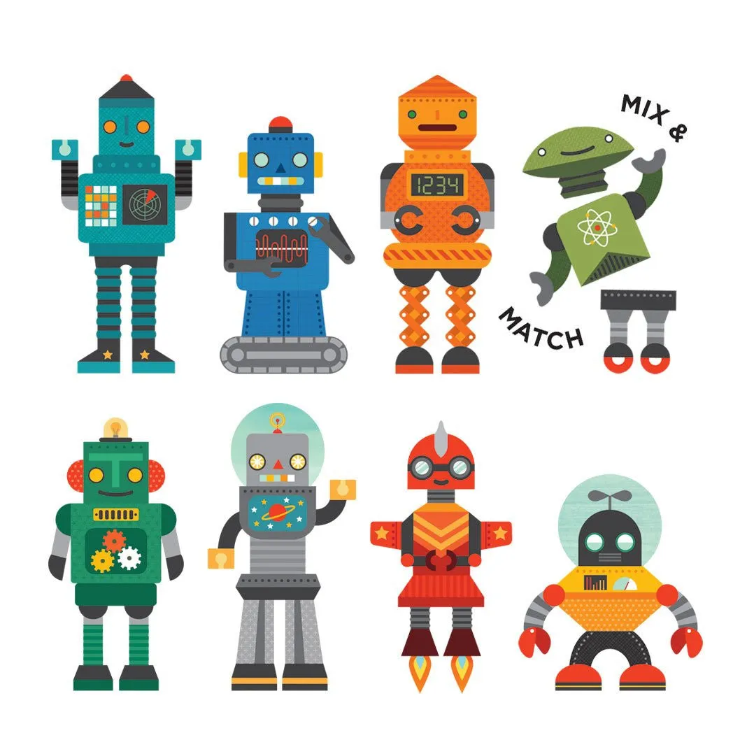 Robot Remix On-The-Go Magnetic Play Set