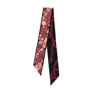 Saturday Silks Georgia Bulldogs Twilly Scarf
