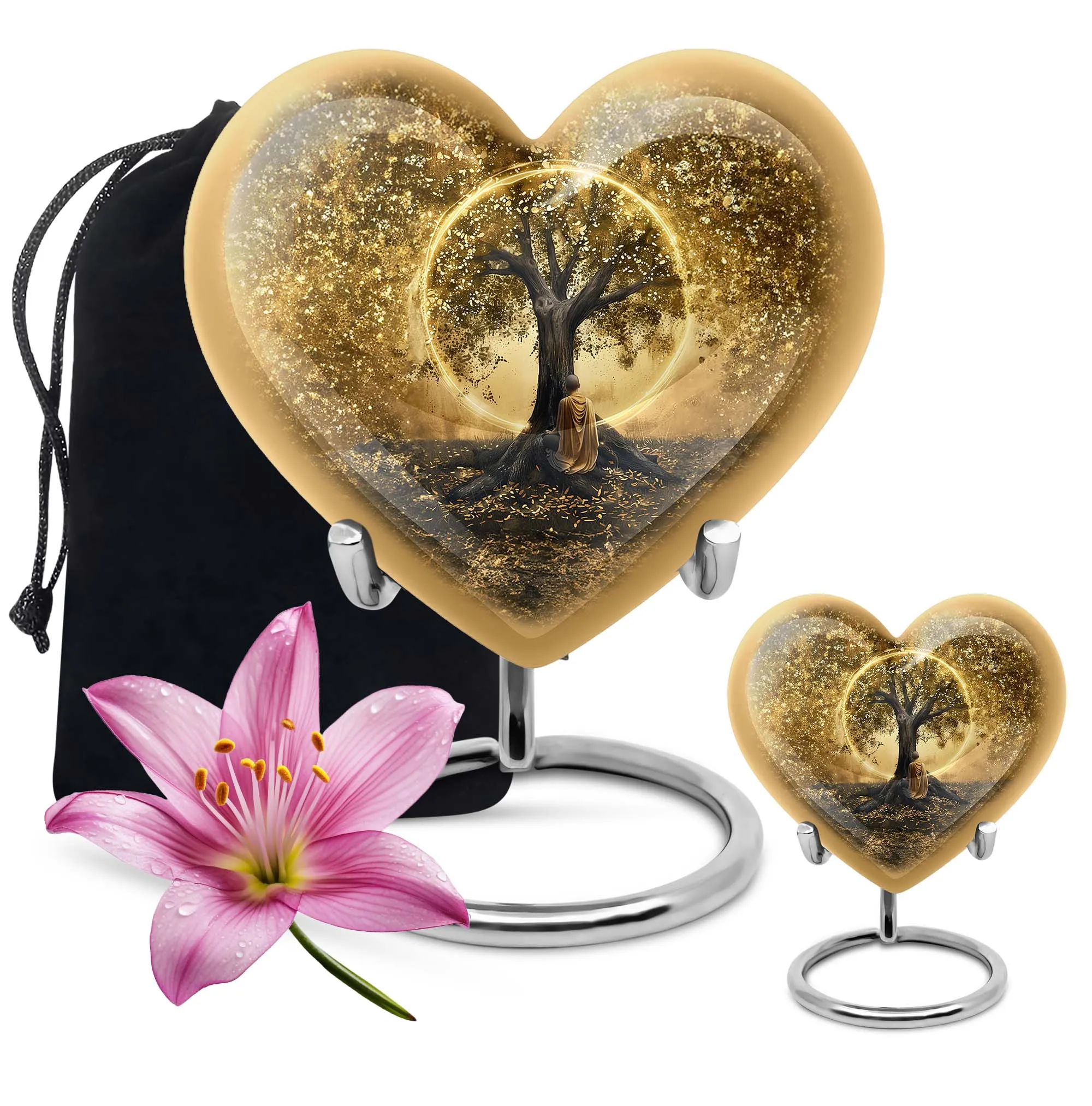 Serene Journey - Tree of Life Burial Funeral Urn for Human Ashes