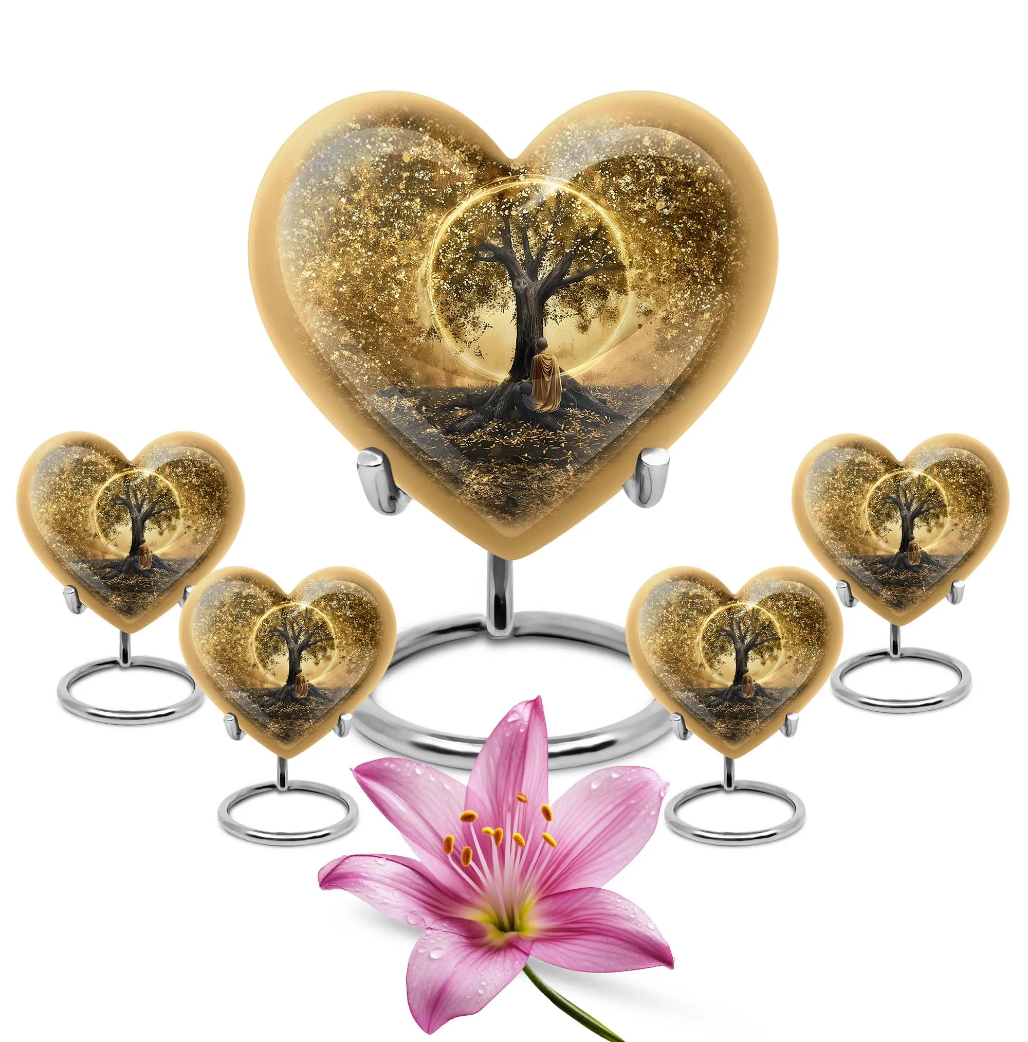 Serene Journey - Tree of Life Burial Funeral Urn for Human Ashes